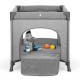 Gulz Lindo Oyun Parkı Bebek Beşik 70x120 Cm +  Viscotech Yatak Dark Gray